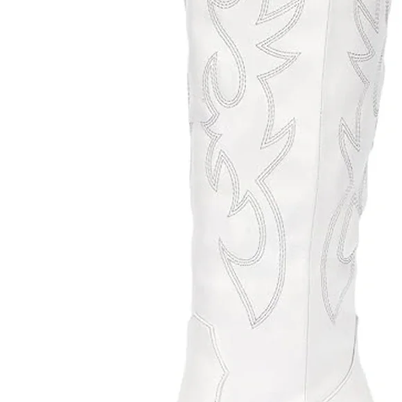 Classic Western Cowboy Boots for Women - Knee High Wide Calf Cowgirl Boots - Picture 5 of 5